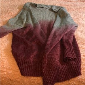 Grey and red coverup